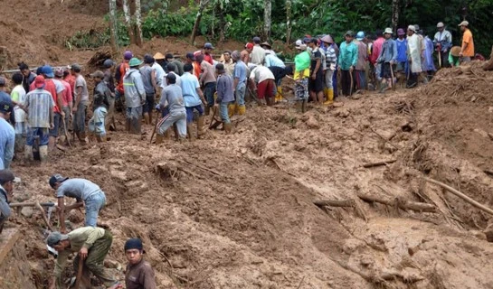 মৃত্যুর ছায়া ইন্দোনেশিয়ায়—ভূমিধসে ৬ জন নিহত, নিখোঁজ ১৭